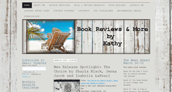 Desktop Screenshot of bookreviewsandmorebykathy.com